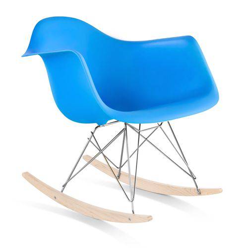 Tamanhos, Medidas e Dimensões do produto Cadeira Eames RAR Balanço - Azul Médio