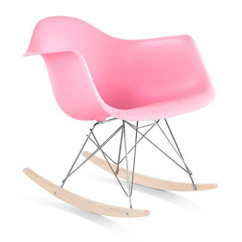 Tamanhos, Medidas e Dimensões do produto Cadeira Eames RAR Balanço - Rosa