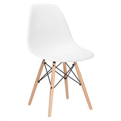 Tamanhos, Medidas e Dimensões do produto Cadeira Eames Wood DSW - Branco Fosco