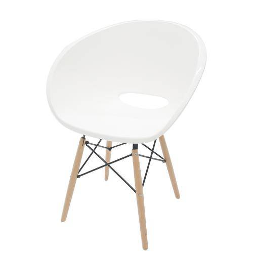 Tamanhos, Medidas e Dimensões do produto Cadeira Elena Branca com Base 3d Tramontina 92081/010