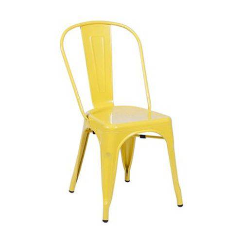 Tamanhos, Medidas e Dimensões do produto Cadeira em Aço Amarela
