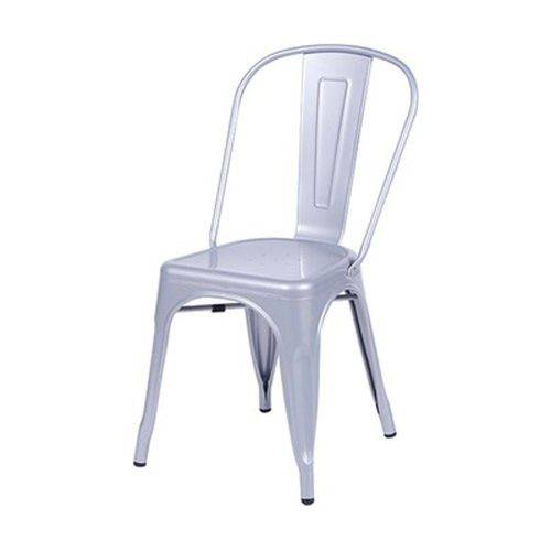 Tamanhos, Medidas e Dimensões do produto Cadeira em Aço Cinza Metálico