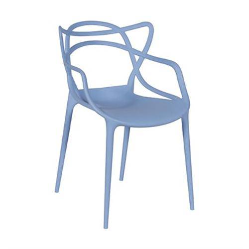 Tamanhos, Medidas e Dimensões do produto Cadeira em Polipropileno Azul
