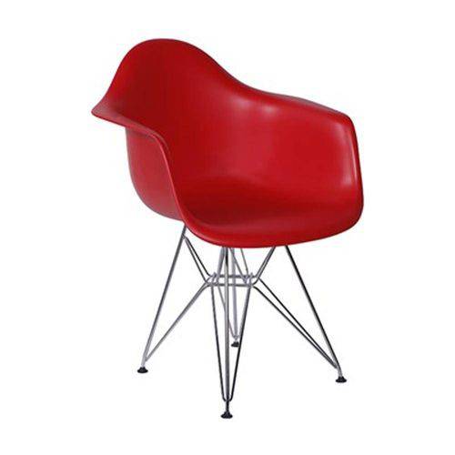 Tamanhos, Medidas e Dimensões do produto Cadeira em Polipropileno Vermelha