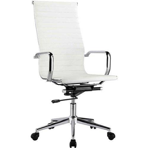 Tamanhos, Medidas e Dimensões do produto Cadeira Escritório Charles Eames Giratória Presidente Encosto Alto Branca