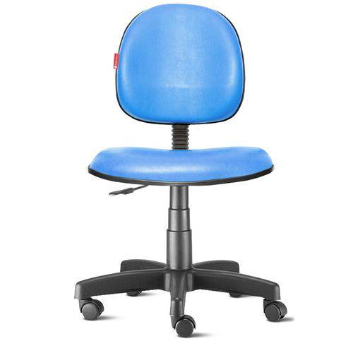 Tamanhos, Medidas e Dimensões do produto Cadeira Escritório Giratória Executiva Courvim Azul Céu Cb18
