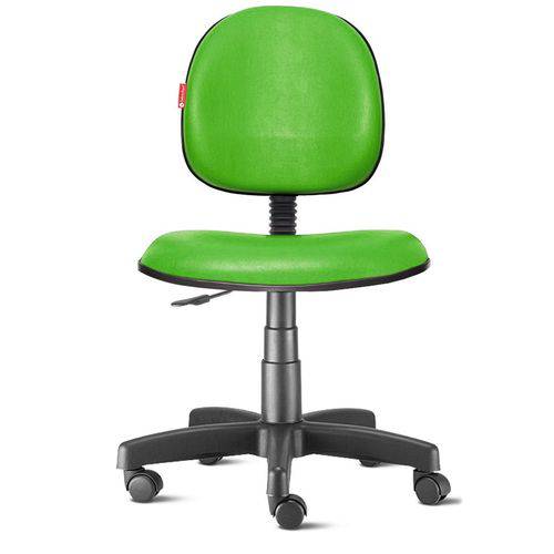 Tamanhos, Medidas e Dimensões do produto Cadeira Escritório Giratória Executiva Courvim Verde Limão Cb18