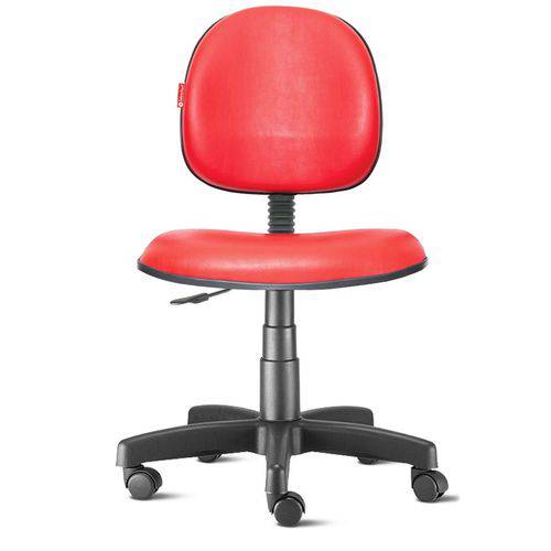 Tamanhos, Medidas e Dimensões do produto Cadeira Escritório Giratória Executiva Courvim Vermelho Cb18