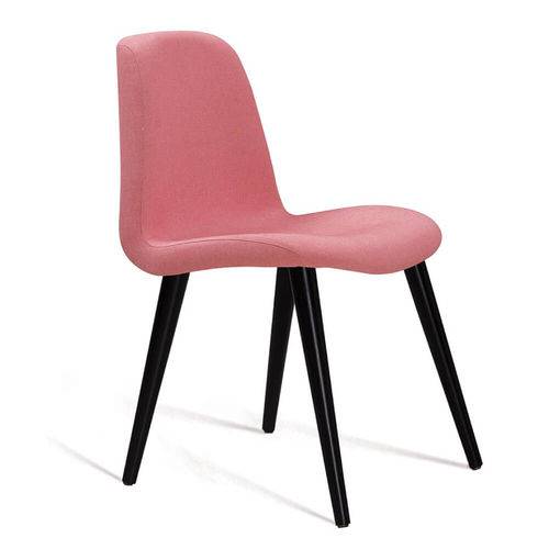 Tamanhos, Medidas e Dimensões do produto Cadeira Estofada Eames em Linho com Pés Palito - Coral