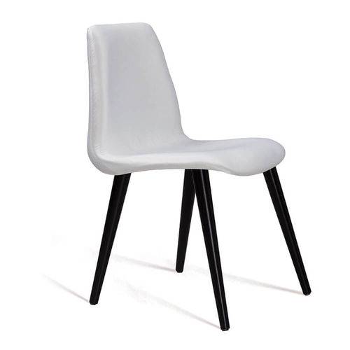 Tamanhos, Medidas e Dimensões do produto Cadeira Estofada Eames em Veludo com Pés Palito - Off White