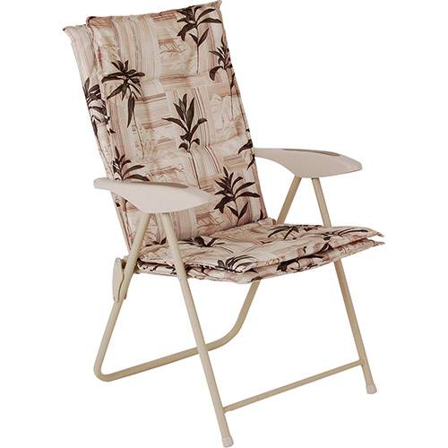 Tamanhos, Medidas e Dimensões do produto Cadeira Estofada Kairos Floral Poliéster - Mor