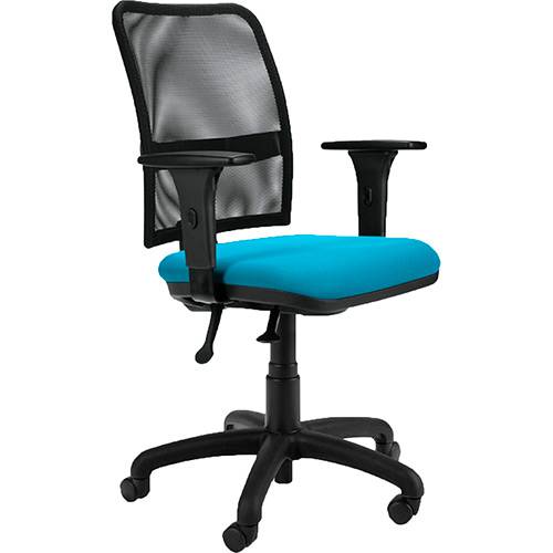 Tamanhos, Medidas e Dimensões do produto Cadeira Executiva 1712 Giratória Preta e Azul - Recostare