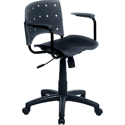 Tamanhos, Medidas e Dimensões do produto Cadeira Executiva Colordesign com Rodízios Preto - Designchair
