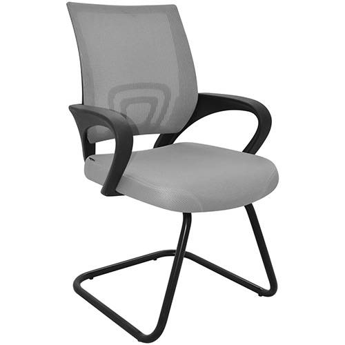Tamanhos, Medidas e Dimensões do produto Cadeira Fixa Office Santiago Cinza - Rivatti