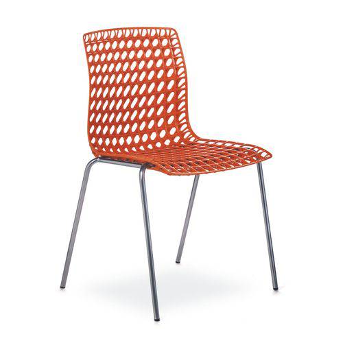 Tamanhos, Medidas e Dimensões do produto Cadeira Flexform Moire Orange