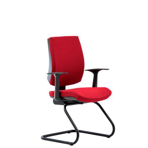 Tamanhos, Medidas e Dimensões do produto Cadeira Flute Fixa Executive Mesclado Bordô/preto