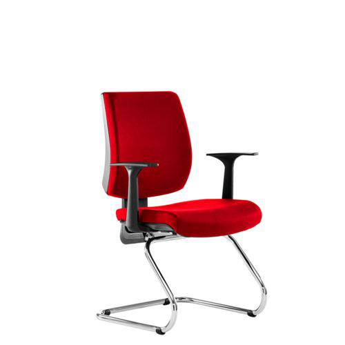 Tamanhos, Medidas e Dimensões do produto Cadeira Flute Fixa Premium Mesclado Vermelho/preto