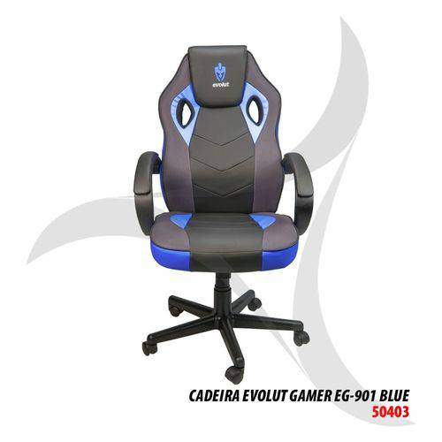 Tamanhos, Medidas e Dimensões do produto Cadeira Gamer Evolut Eg-901 Azul/Preta