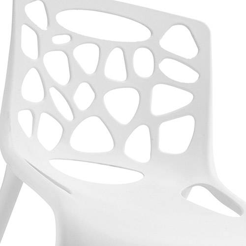 Tamanhos, Medidas e Dimensões do produto Cadeira Giovana Polipropileno Branca - Rivatti
