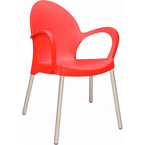 Tamanhos, Medidas e Dimensões do produto Cadeira Grace Vermelha - Tramontina