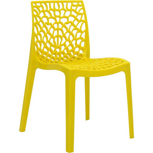 Tamanhos, Medidas e Dimensões do produto Cadeira Gruvyer Amarelo - Rivatti