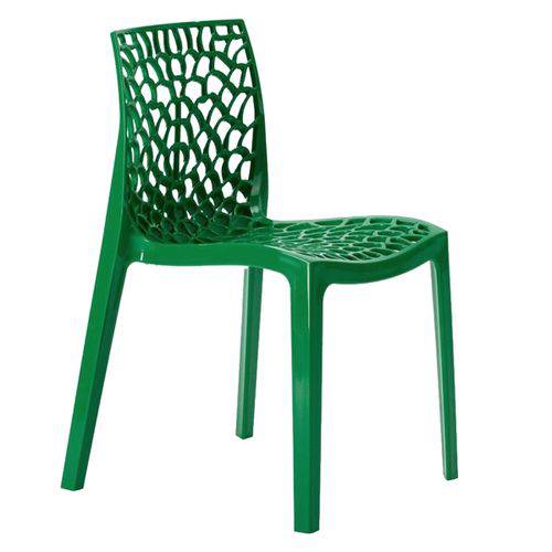 Tamanhos, Medidas e Dimensões do produto Cadeira Gruvyer - Polipropileno - Verde Escuro