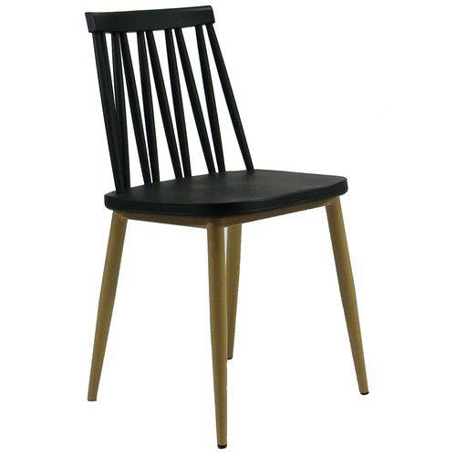 Tamanhos, Medidas e Dimensões do produto Cadeira Indy Polipropileno Madeira Preto Byartdesign