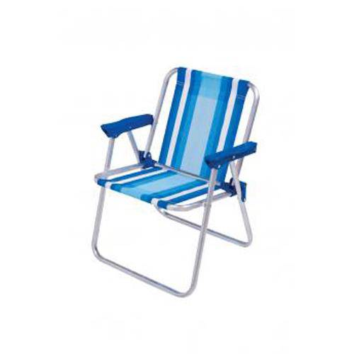 Tamanhos, Medidas e Dimensões do produto Cadeira Infantil Alta Alumínio Azul - Mor