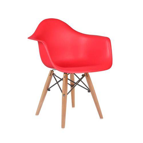 Tamanhos, Medidas e Dimensões do produto Cadeira Infantil Eames Junior com Braços - Vermelho