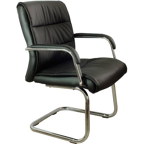 Tamanhos, Medidas e Dimensões do produto Cadeira Interlocutor Pel-107-1 Base Fixa Cromada Preto - Pelegrin