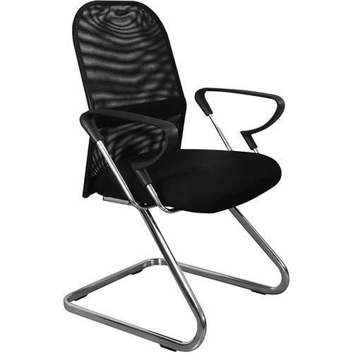 Tamanhos, Medidas e Dimensões do produto Cadeira Interlocutor PEL-8036 Cromada Preto - Pelegrin