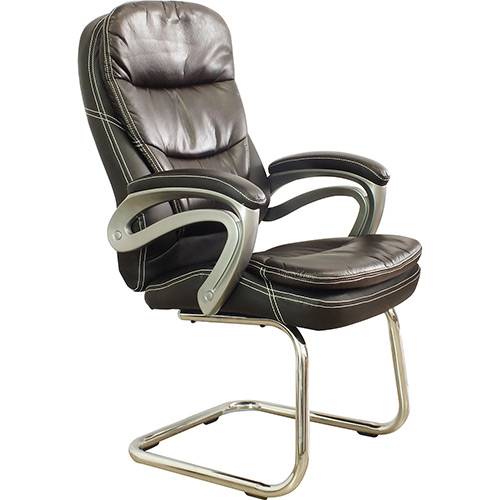 Tamanhos, Medidas e Dimensões do produto Cadeira Interlocutor PEL-9018V Cromada Marrom - Pelegrin
