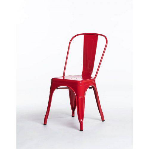 Tamanhos, Medidas e Dimensões do produto Cadeira Iron Tolix Aço Carbono - Vermelha
