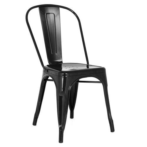 Tamanhos, Medidas e Dimensões do produto Cadeira Iron Tolix - Industrial - Aço - Vintage - Preto