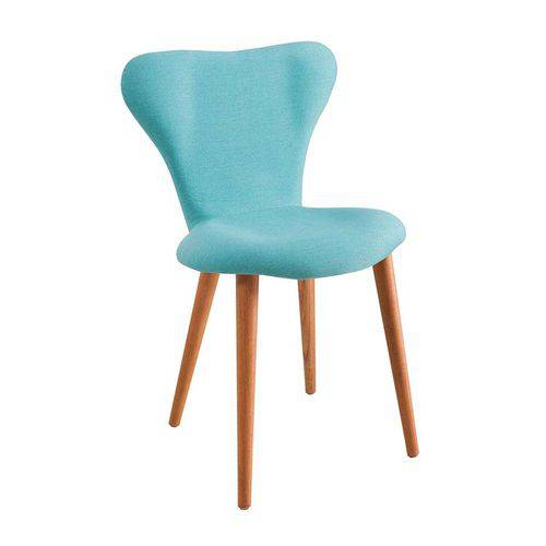 Tamanhos, Medidas e Dimensões do produto Cadeira Jacobsen Linho Azul Turquesa