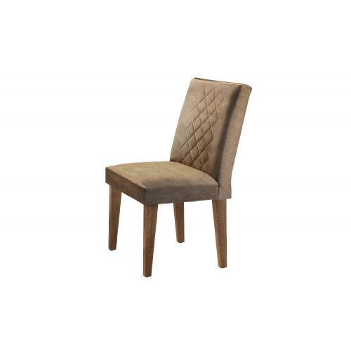 Tamanhos, Medidas e Dimensões do produto Cadeira Jade 100% MDF (Kit com 2 Cadeiras) - Móveis Rufato - Imbuia/ Amimale Chocolate - Móveis Bom de Preço -