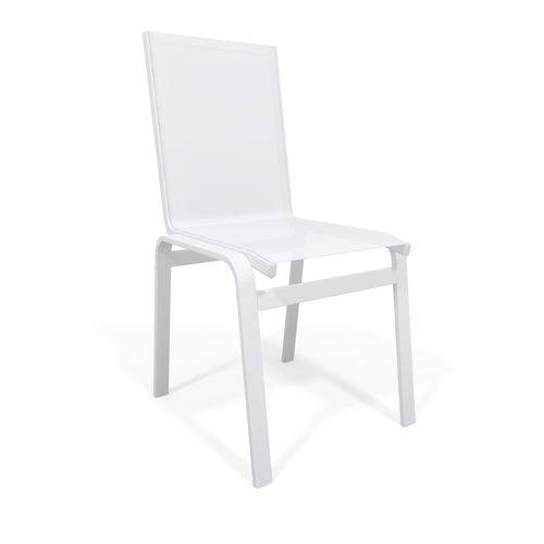 Tamanhos, Medidas e Dimensões do produto Cadeira Jantar Area Gourmet Alumínio Branco Tela Branco