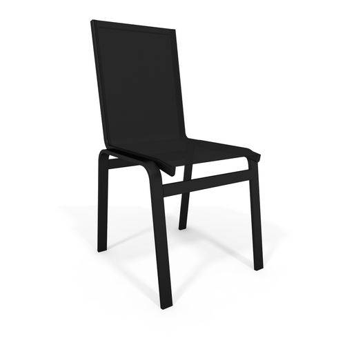 Tamanhos, Medidas e Dimensões do produto Cadeira Jantar Area Gourmet Alumínio Preto Tela Preto
