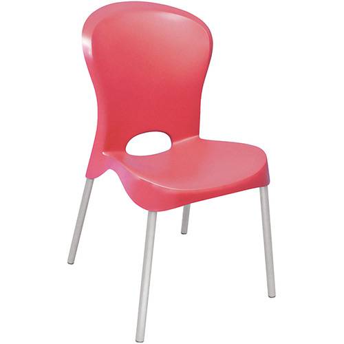 Tamanhos, Medidas e Dimensões do produto Cadeira Jolie Pernas Polidas Vermelha - Tramontina