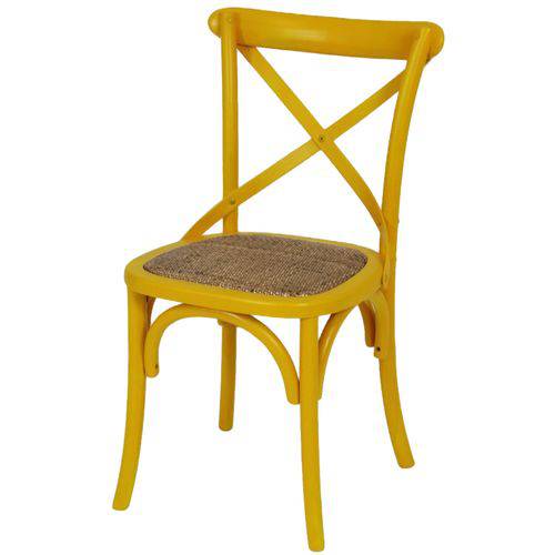 Tamanhos, Medidas e Dimensões do produto Cadeira Katrina 1150 Assento Rattan Cor Amarela - 30750