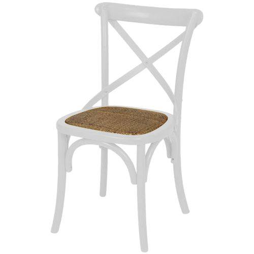 Tamanhos, Medidas e Dimensões do produto Cadeira Katrina 1150 Assento Rattan Cor Branca - 30749