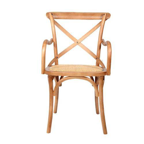 Tamanhos, Medidas e Dimensões do produto Cadeira Katrina com Braços - Cor Bétula