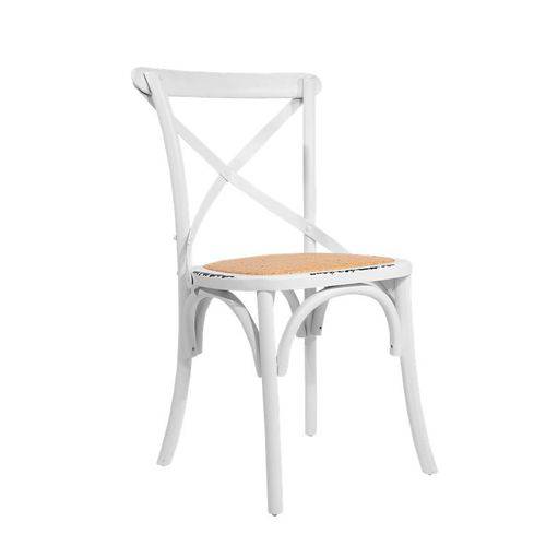 Tamanhos, Medidas e Dimensões do produto Cadeira Katrina Desgastada - Cor Branca
