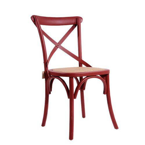 Tamanhos, Medidas e Dimensões do produto Cadeira Katrina Desgastada - Cor Vermelha