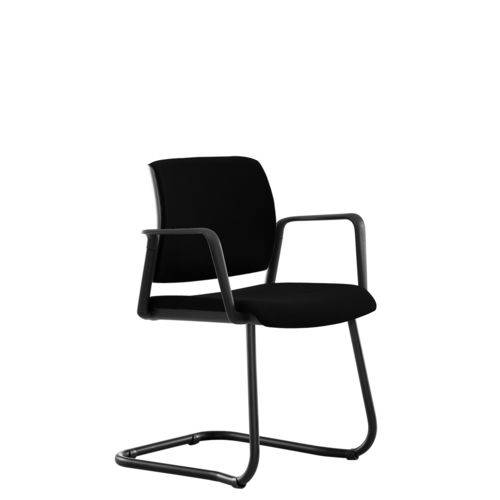 Tamanhos, Medidas e Dimensões do produto Cadeira Kind Fixa Executive Estofada Liso Preto