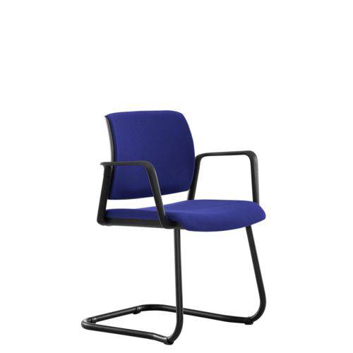 Tamanhos, Medidas e Dimensões do produto Cadeira Kind Fixa Executive Estofada Mesclado Azul/Preto
