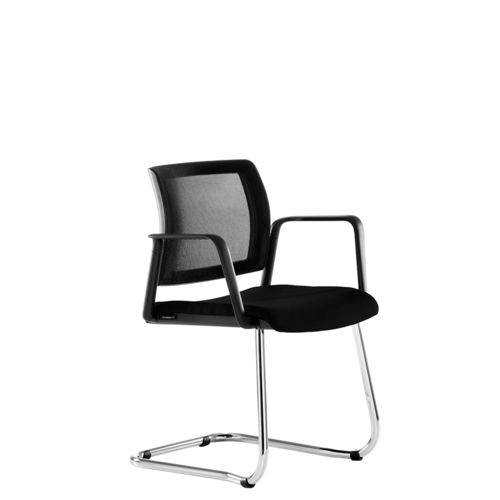 Tamanhos, Medidas e Dimensões do produto Cadeira Kind Fixa Premium em Tela Liso Preto