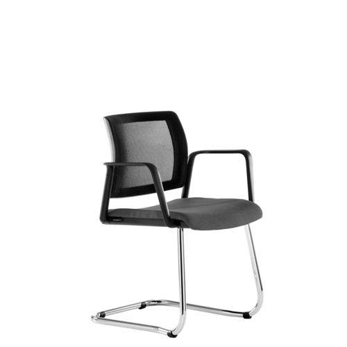 Tamanhos, Medidas e Dimensões do produto Cadeira Kind Fixa Premium em Tela Mesclado Chumbo/preto