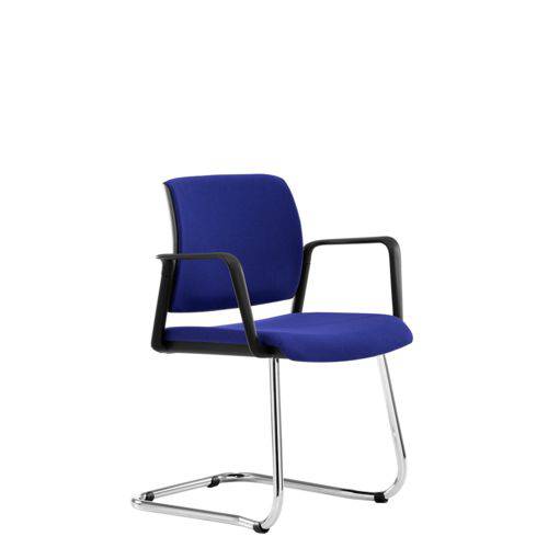 Tamanhos, Medidas e Dimensões do produto Cadeira Kind Fixa Premium Estofada Mesclado Azul/preto