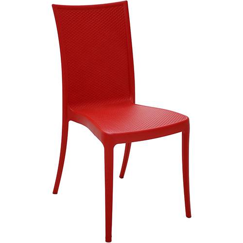 Tamanhos, Medidas e Dimensões do produto Cadeira Laura Ratan Vermelha - Tramontina